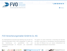 Tablet Screenshot of fvo-finanz.de